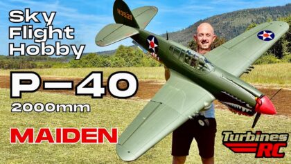 WORLD’S LARGEST Foam P-40 Warhawk 2000mm (Sky Flight Hobby) |
