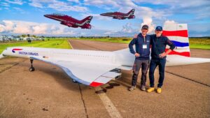 WORLDS LARGEST RC MODEL!! 149KG 10METERS CONCORDE WITH 4x JET