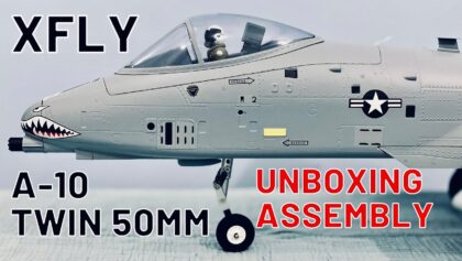 XFly-Model A-10 Twin 50mm EDF Jet PNP – UNBOXING &