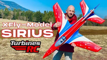 XFly-Model Sirius 80mm EDF Jet | AEROBATICS WINDY FLIGHT (English/Français)