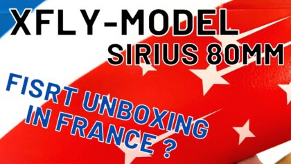 XFly-Model Sirius 80mm EDF Sport Jet – FIRST FRENCH UNBOXING?