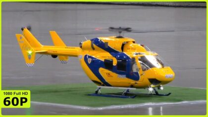 XL ELECTRICAL RC VARIO BK117 INDOOR FLIGHT – INTERMODELLBAU DORTMUND