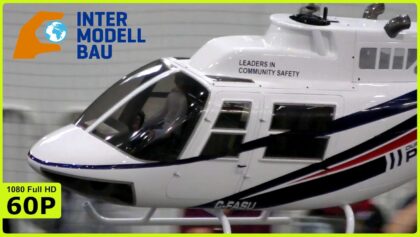 XL RC BELL 206 JET RANGER INDOOR FLIGHT – INTERMODELLBAU