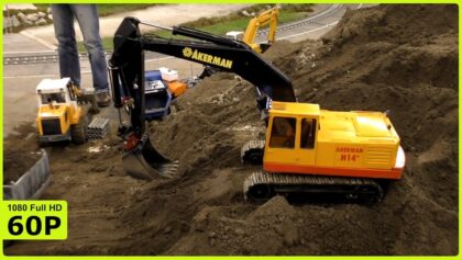 XL RC EXCAVATOR AKERMAN H14 IN ACTION – INTERMODELLBAU DORTMUND