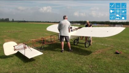 XXXL 62 BLERIOT XI RC SCALE MODEL FLIGHT HENK VAN