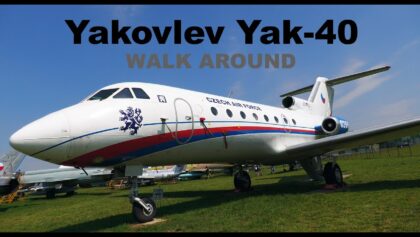 Yakovlev Yak-40 | walk around | 4K | Aviation Museum