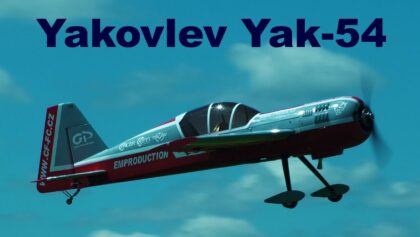 Yakovlev Yak-54 | RC aerobatic airplane | 4K | Letovice