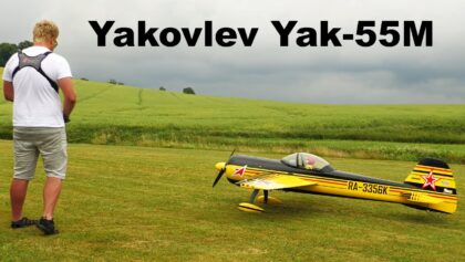 Yakovlev Yak-55M | 3D aerobatic RC airplane | 4K |