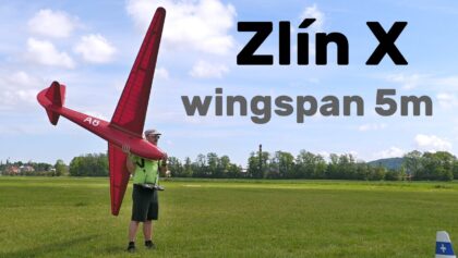 Zlín X | 5m scale RC glider | 4K |