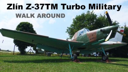 Zlin Z-37TM Turbo Military | walk around | 4K |