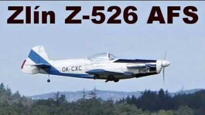 Zlin Z-526 AFS, giant scale RC airplane, Nesvacily 2019