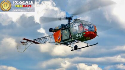 große Helifactory Aérospatiale SA 318 Alouette 2 mit Turbine |