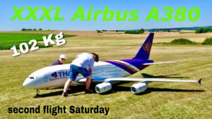 größtes A380 RC Modell der Welt !! Mega XXXL 102