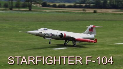 “smoke-on” R/C LOCKHEED F-104 STARFIGHTER