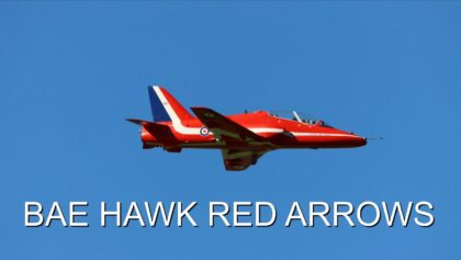 turbine powered RC BAE HAWK T1 Red Arrows Swiss Championship