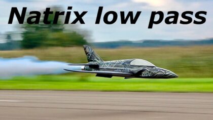 very cool airbrushed Natrix Turbine Jet Flight Demonstration with Low