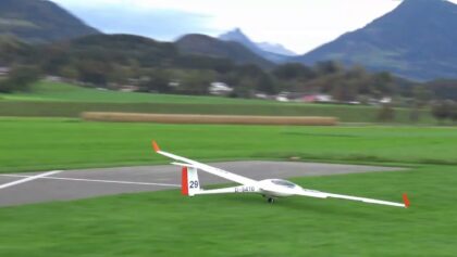 ASG 29 von Tangent – Besitzer und Pilot ist Eberhard