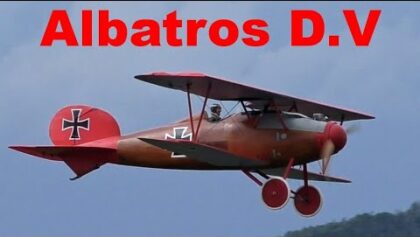 Albatros D.V, giant scale RC biplane, Nesvacily 2020