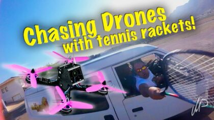 Anti-Drone Tennis Racket and learner driver