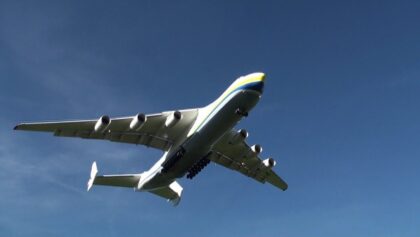 Antonov AN-225 Zurich first time 2013 09 24