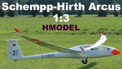 Arcus HMODEL, giant scale RC glider, 2020