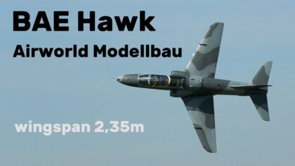 BAE Hawk Airworld Modellbau | 2,35m scale jet turbine RC