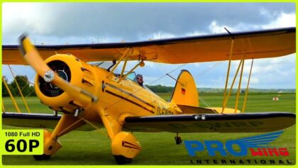 BEAUTIFUL REAL SCALE 1:1 DOUBLE DECKER WACO YMF 5 FL