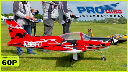 BEAUTIFUL XL RC SIAI MARCHETTI SF260D AND GLIDER – PROWING
