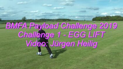 BMFA Payload Challenge 2019 – Egg Lift – E01