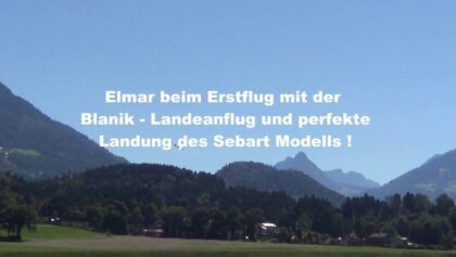 Blanik von Elmar Mähr – Erstflug