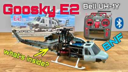 Blick ins Innere | Goosky E2 Bell UH-1Y Venom BNF