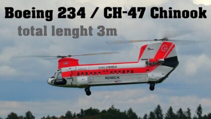 Boeing 234 / CH-47 Chinook | giant RC helicopter |