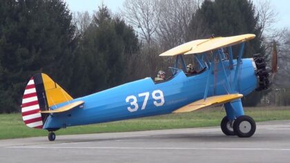 Boeing PT 17 Stearman – Erlebnis manntragend