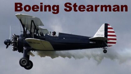 Boeing Stearman E-75 (PT-13D), Airshow Breclav 2019