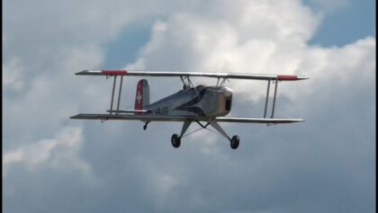 Bücker Bü131 Jungmann silver