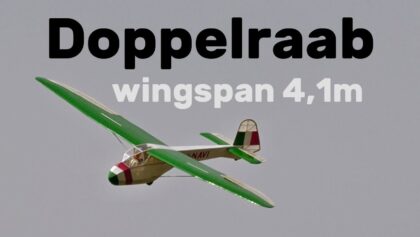 Doppelraab | 4,1m scale RC glider | 4K | Jirice