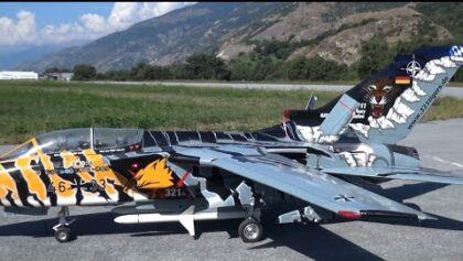 ECR Tornado NATO Tiger Luftwaffe GIANT RC Scale Model Turbine