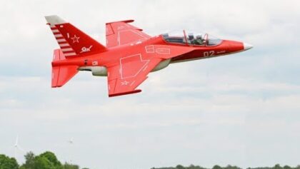 Emanuel Natter – ein Talent – hier beim Jetflug