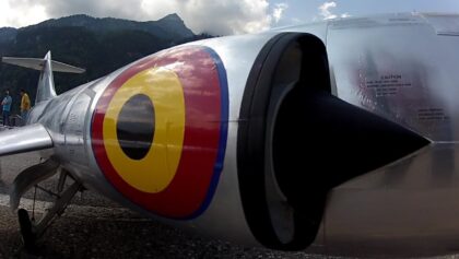 Emergency landing Starfighter JET WORLD MASTERS 2013