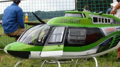 Espectaculares Turbinas Modelo Helicóptero a Control remoto Bell Jet Ranger