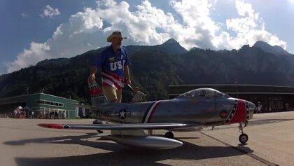F-86 Sabre 10th JET WORLD MASTERS MEIRINGEN SWITZERLAND