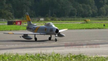 F-86F Sabre JET WORLD MASTERS MEIRINGEN SWITZERLAND 2013