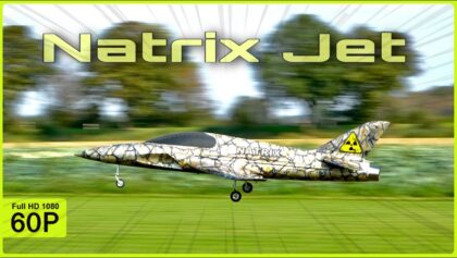 FANTASTIC FLIGHT SHOW WITH A HUGE TURBINE NATRIX JET |