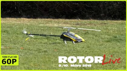 FLIGHT DEMO WITH MINIATURE AIRCRAFT FURION 6 IN STRONG WIND