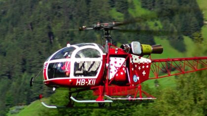 Fantastic detailed Rescue LAMA III RC Scale Air Zermatt Turbine