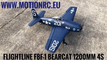 Flightline F8F-1 Bearcat 1200mm – Maiden Flight