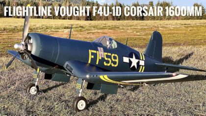 Flightline Vought F4U-1D CORSAIR 1600mm – TOUCH AND GO (shot