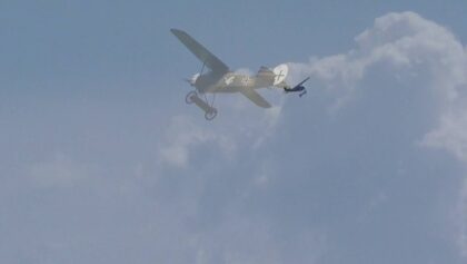 Fokker DVIII – Platz in Schlins der MBG Bludenz