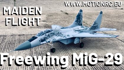 Freewing MiG-29 twin 80mm EDF Jet – MAIDEN FLIGHT (4K)