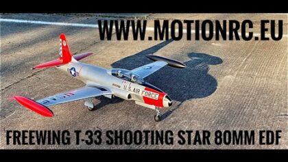 Freewing T-33 Shooting Star 80mm EDF Jet – Maiden Flight